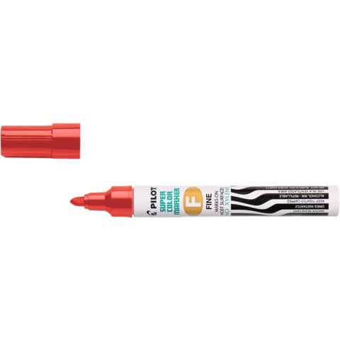Marcatore punta tonda Pilot SCA 1,0 mm rosso 002413